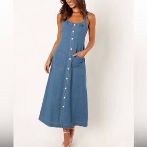 NWT Blue Midi Dress Size XS